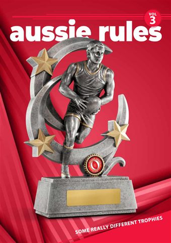 Aussie Rules trophy catalogue cover