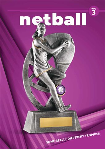 Netball trophy catalogue cover