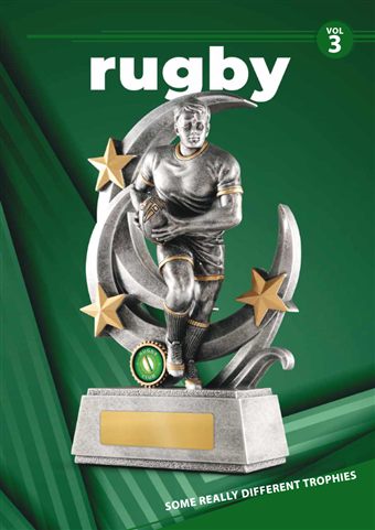 Rugby trophy catalogue cover
