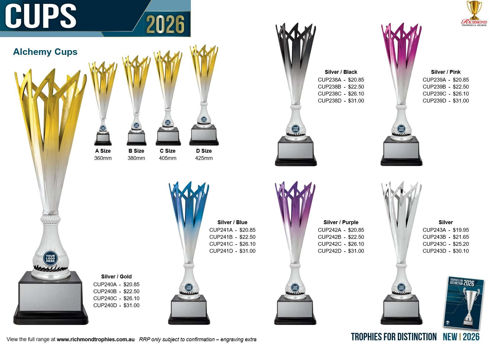 Cups 2026 flyer: Alchemy Cups